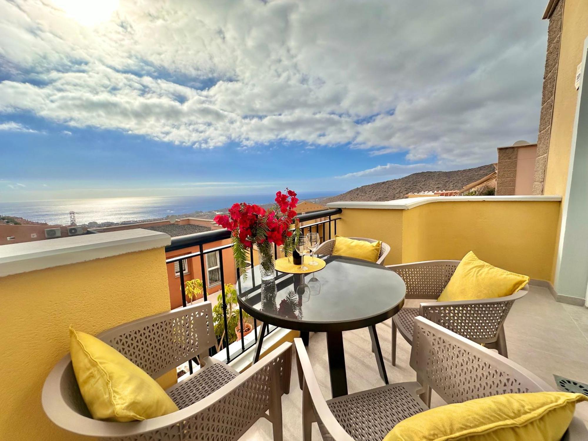Sunshine Apartment With Sea Viev Costa Adeje  Ngoại thất bức ảnh